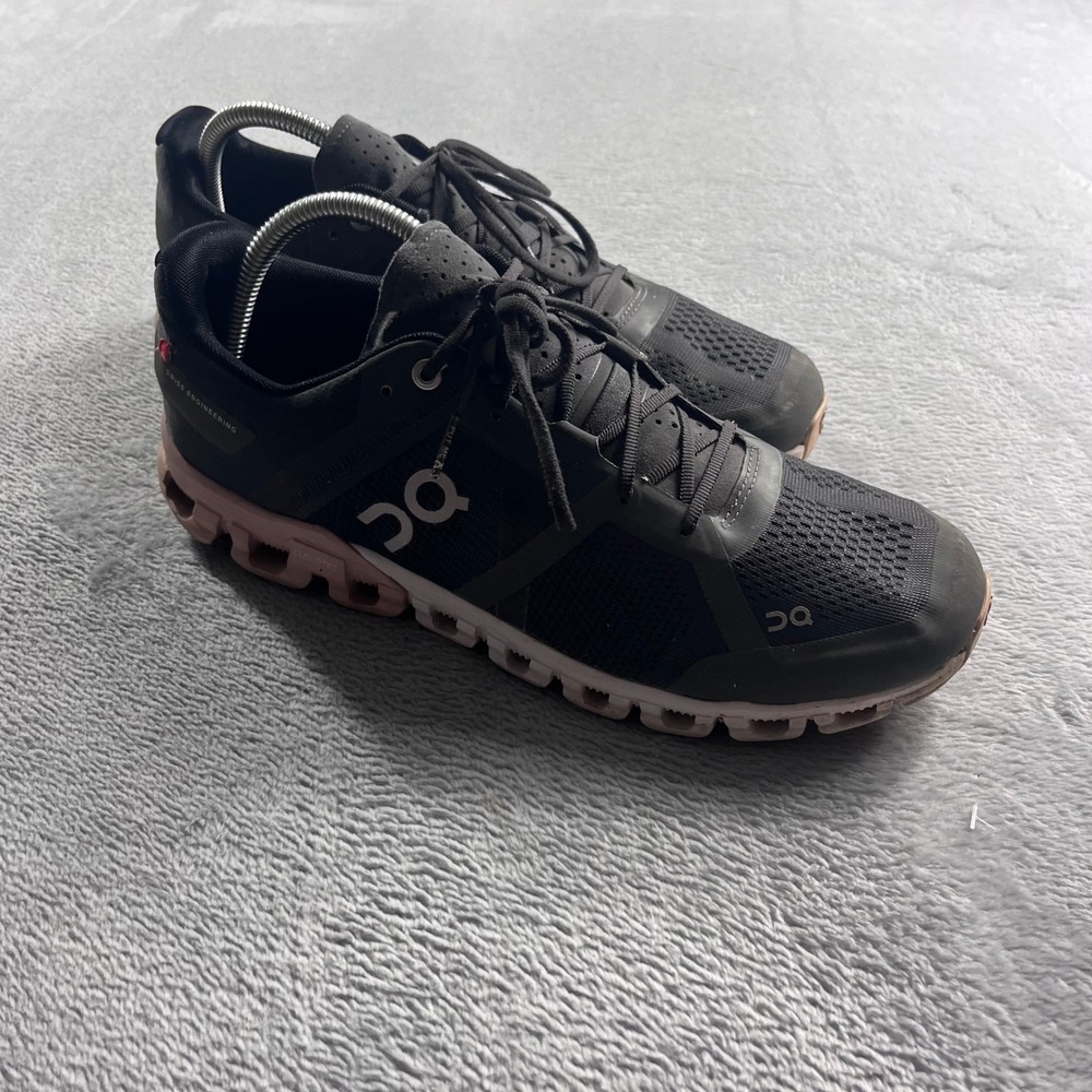 On Running Cloudflow Black Rose Sneakers Womens 11 Road Running Shoes 43 EUR‎